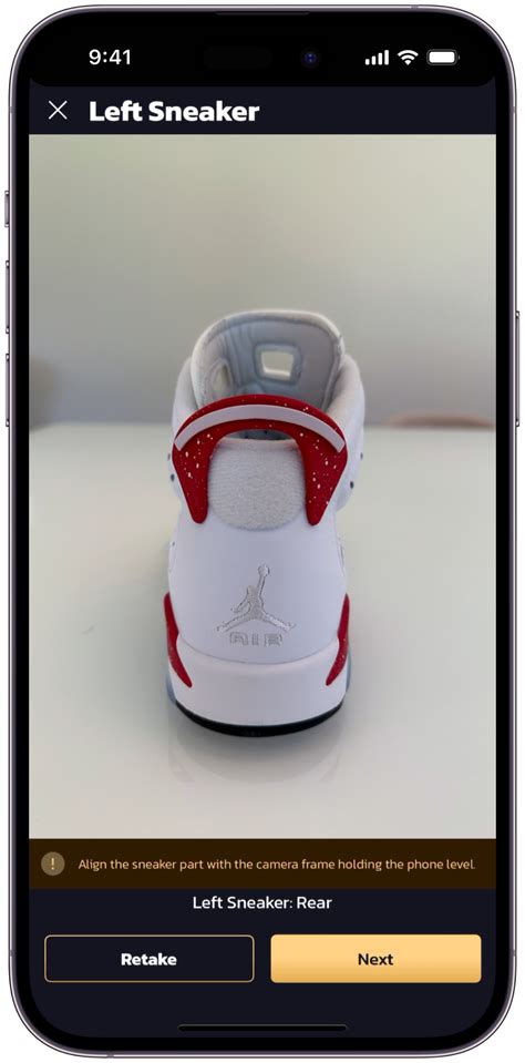 sneaker authentication app
